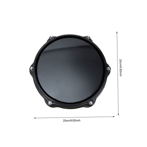 10 Inch Drum Practice Pad Set with Metronome, Rubber Surface, Noise Reduction for Beginners 1
