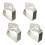 4Stainless Steel Tablecloth Clips, 5.8cm 1