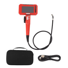 4.3Inch HD Borescope with2-Way Steering and8LED Lights