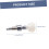 Banjo Tuning Peg Replacement with Precise Geared Tuner Head, Durable Alloy Build, Clean White Finish 2