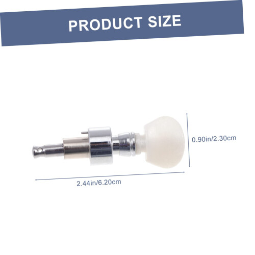 Banjo Tuning Peg Replacement with Precise Geared Tuner Head, Durable Alloy Build, Clean White Finish 1