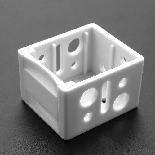 1 Inch Blind Brackets White Profile Box Mounting Bracket Window Blinds Headrail Bracket 2