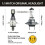 4Pcs H7 LED Headlight Conversion 6W 1000LM 6000K Error Free Canbus Bulb 7