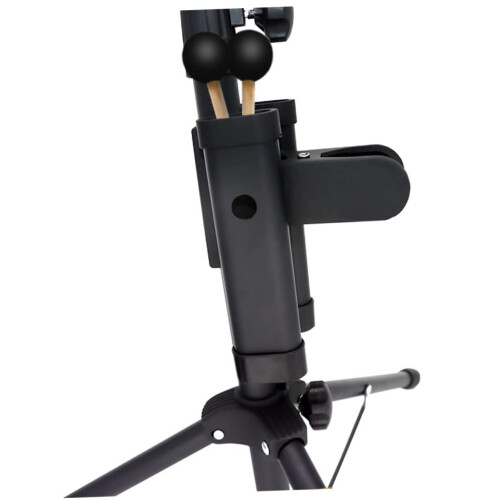 Black Drumstick Holder Clip for Drummers – Quick Stick Access and Secure Clip Attachment 1