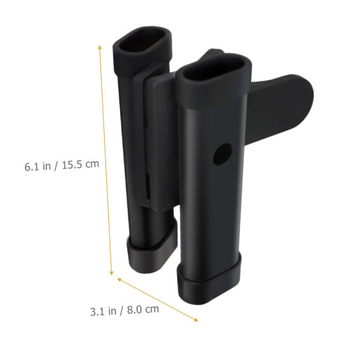 Black Drumstick Holder Clip for Drummers – Quick Stick Access and Secure Clip Attachment 2