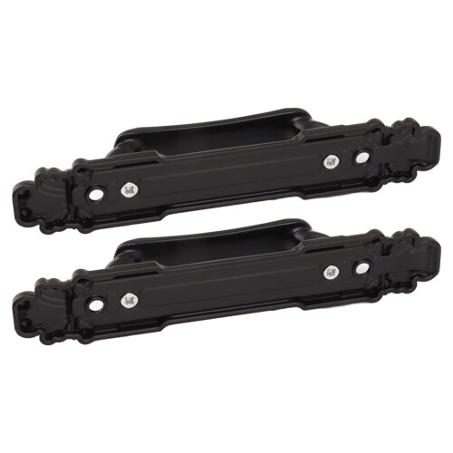 Svarta dörrhandtag i järn – 2 st, 165 mm 1