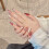 (Middle ladder) Pink Cat Eye False Nails, Waterproof & Long Lasting 3
