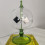 4 Blades Rotating Glass Windmill Solar Powered Crookes Radiometer Light Mill/Educational Teaching Study Tool B 4