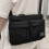 (Black) Men\'s Waterproof Nylon Crossbody Bag 2
