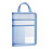 (Blue) A4 L-Shape File Pouch for Office & School 2