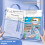 (Blue) A4 L-Shape File Pouch for Office & School 4