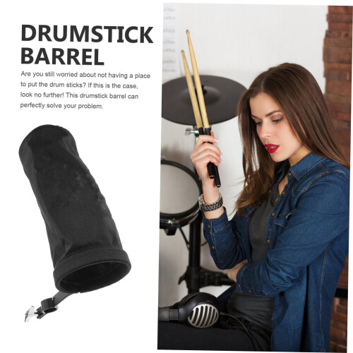 Drumstick Bag for Drummers Lightweight Compact Holder Case with Quick Access Durable Design 2