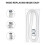 Diameter Easy to Install Accessory Pool Pump Replacement Hose - 59Inch Long for  Models 300/330/530/1000 6