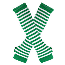 Knitted Christmas Arm Warmers, 4 Pairs, Stretchy Fingerless Gloves