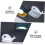 Wall Mounted Soap Dish Self Draining No Drilling Bathroom Kitchen Shower Sink Organizer 5