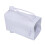 PU Leather Drawstring Camera Pouch Bag Waterproof White 19.5cm 3