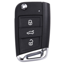 Car 3 Buttons Key Shell Folding Remote Control Key Shell for MBQ Width Key Blade Housing Cover