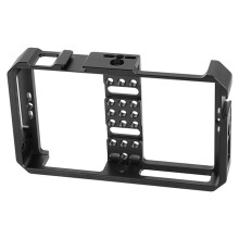 New Full Monitor Cage for FeelWorld CUT6 CUT6S 6inch 4K Touchscreen Monitors/ Recorders with 2 Cold Shoe Mount