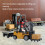 RC Forklift Toy 1:14 Scale 500mAh Yellow 4