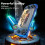 R50S Retro Handheld Game Console128GB Linux System 5.1inch IPS Screen Dual Player Online Gaming Console White 4