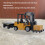 RC Forklift Toy 1:14 Scale 500mAh Yellow 12