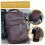 Drumstick Bag with Shoulder Strap and Handles, Padded Case with Multiple Pockets for Drummers 4
