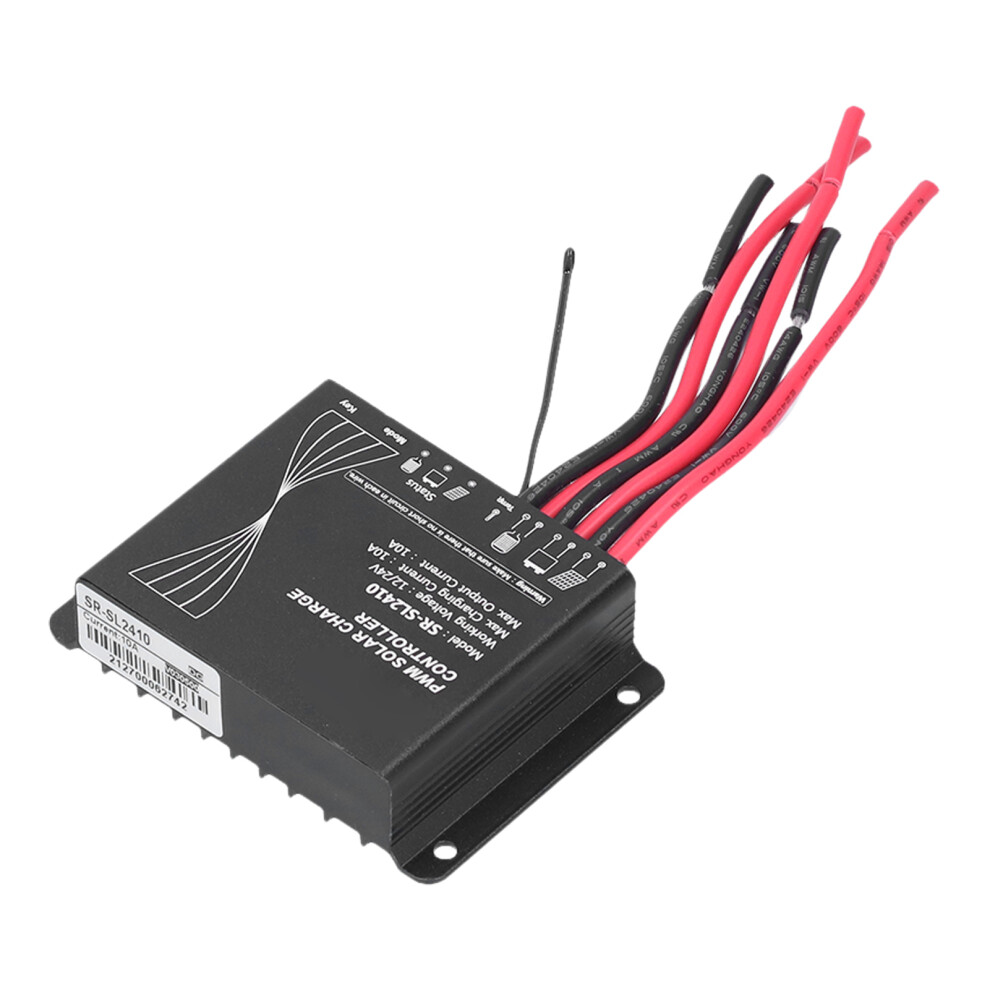 Waterproof 10A Solar Panel Regulator Pwm Charge Controller For Rv & Camping 6901389041056
