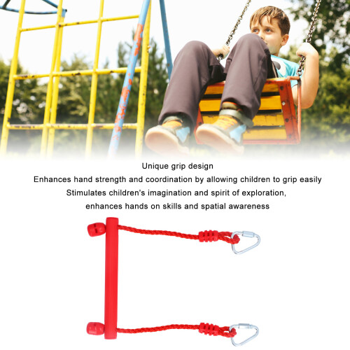 Equipamento de Playground Indoor e Outdoor com Barras de Escalada e Pêndulo para Crianças 2