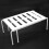 Kitchen Expandable Counter Shelf Organizer Racks Bathroom Under Sink Pantry Desktop Storage Organizer Holders White 4