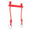 Equipamento de Playground Indoor e Outdoor com Barras de Escalada e Pêndulo para Crianças 10