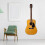 Adjustable Wooden Guitar Wall Mount Hanger Rack Space Saving Display for Home Studio and Ukulele 3
