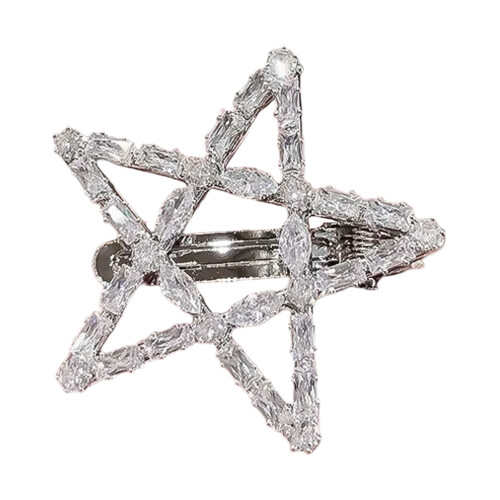 (1pc) Sterne Haarclip Damen Strass 1