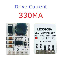 10PCS LD3080SA 20W  3.5-30V Step-Down LED Driver Module - Buck Constant Current Module for Flashlight 330MA
