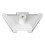 For Starlink  Plastic Tripod Mount Adapter - Fixed 1/4inch Device Holder Compatible Dish Mounts White 1