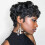 (1B) Short Pixie Curly Wigs for Women - 6\" Human Hair 2