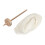 Wooden Drop Spindle 32.5cm Beech 1 Set Wool Top 3