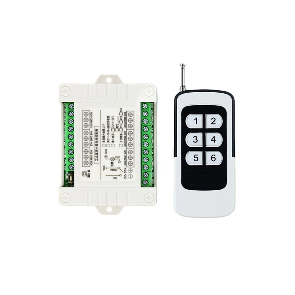 433 Mhz 6Ch Rf Wireless Remote Control 12V-36V Remote Control System Receiver Transmitter Relay B 4711641841858