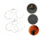 8pcs Steel Violin Strings Set for Beginners, Durable Construction and Clear Balanced Tone 5