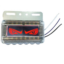 Eye Seitenmarkierungsleuchten 12V-24V LKW LED Seitenmarkierungsleuchten Fahrsicherheit LKW Licht Rot