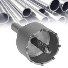 42 mm Schwerlast-Bohrkrone mit Hartmetallzähnen für das Bohren in Metall und Stahl