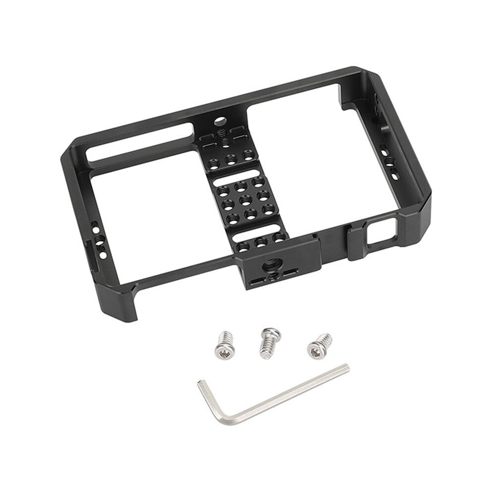 New Full Monitor Cage For Feelworld Cut6 Cut6s 6Inch 4K Touchscreen Monitors/ Recorders With 2 Cold Shoe Mount 6033710429445