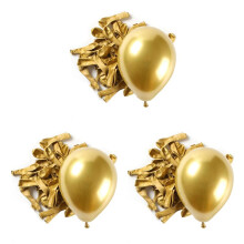 Palloncini nel Lattice Cromato Metallizzato Oro da 300 Pezzi, Palloncini A Elio Rotondi da 5 Pollici per La Festa del Bambino di Anniversario di