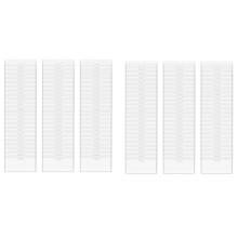 120 Pack 3.5 x 4.7 Inches Self-Adhesive Label Holder Card Pockets Label Holder Clear Plastic Library Card Holder