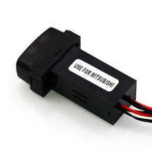Pantalla de Temperatura Dual Dentro y Fuera del Sensor de Temperatura Dual del AutomóVil para ASX Lancer Outlander Pajero