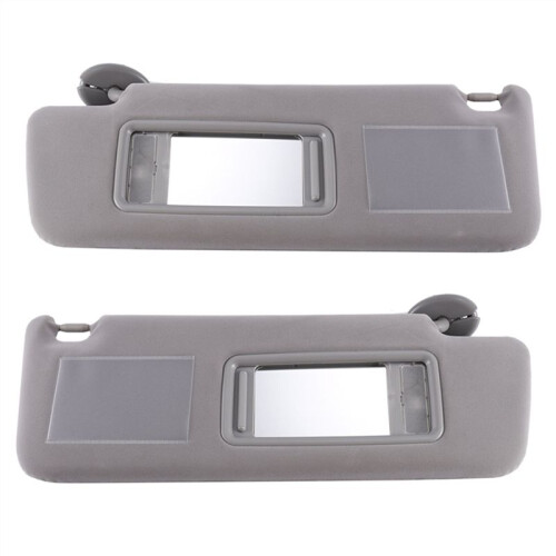 74310-6A020-A1 Car Front Sunvisor Sun Visors W/ Mirrors & LED Lights for  LAND   2002-2009
