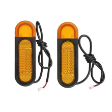 LED Rear Turn Signal with Reflective Strap Night Reflector for Smartgyro Electric Scooter Tail Light Lamp Parts