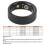 IP68 Waterproof Smart Ring with 16mAh Battery, Touch Control & App 2
