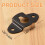 10PCS Audio Speaker Wall Mounted Iron Hanger Plate Black 4.8cm Long 6
