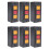 6X Garage Door Opener, Electric Door Roll  Lock Box, Surface Mounted Concealed Button  C 1