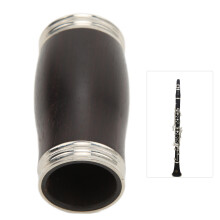 Silver Clarinets Part Clarinet Barrel with Metal Ring Ebony Black Pitch Pipe